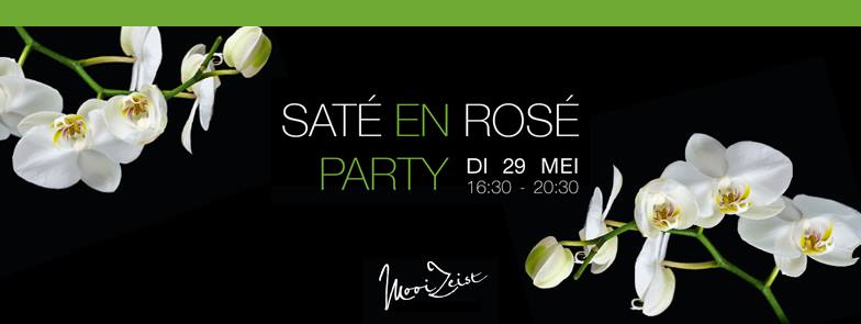 Saté & Rosé party – dinsdag 29 mei 2018