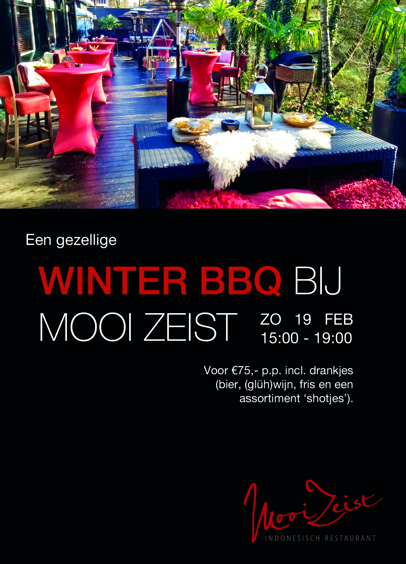 Winter bbq bij Mooi Zeist